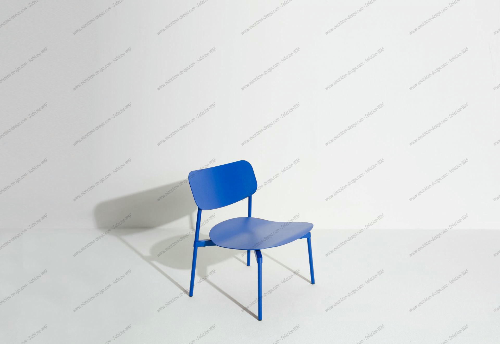 Fromme Lounge Chair Armchair Petite Friture Blue Fromme Lounge Chair Armchair Petite Friture Blue