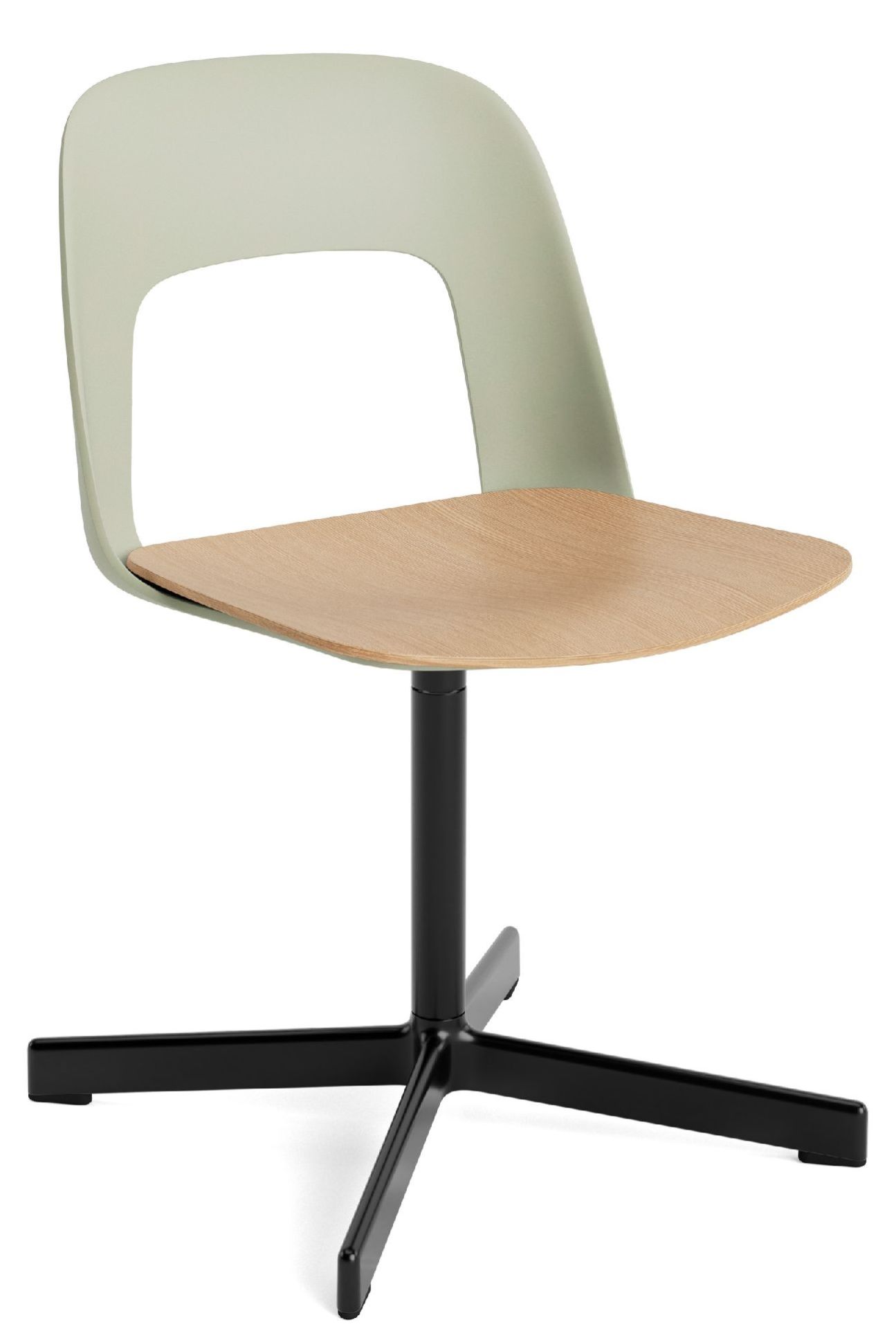 Layout Side Chair 132 4-star swivel base chair Hay 