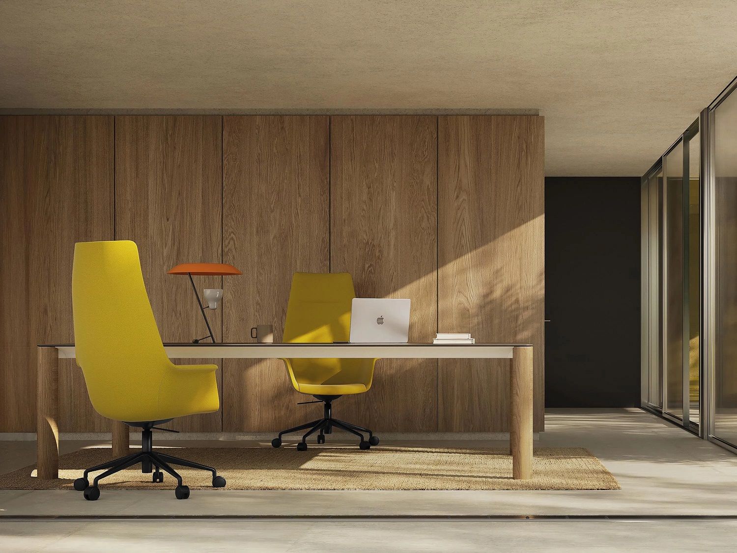Gala Executive SO2009 Office swivel chair on castors Andreu World