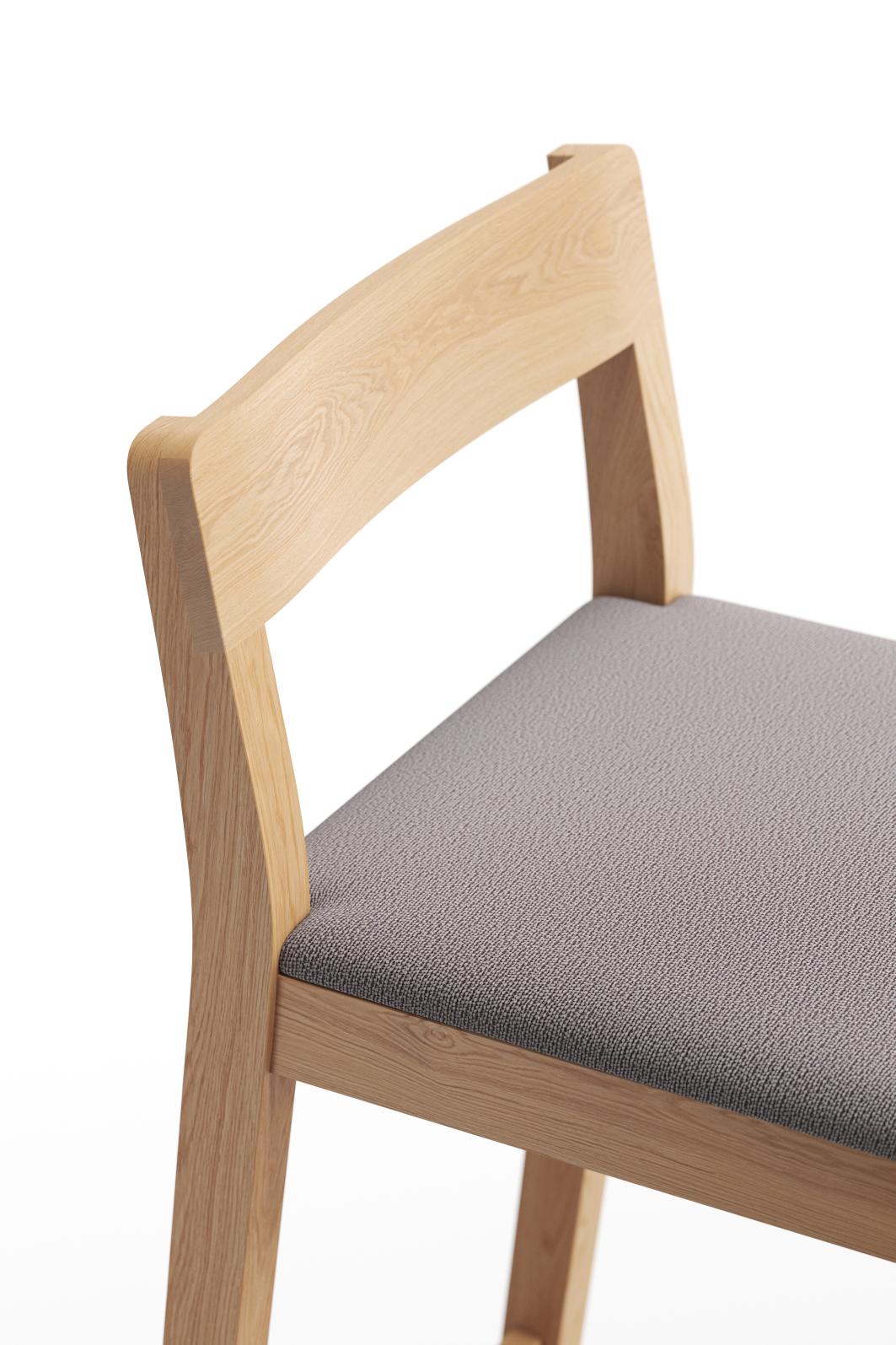 Sit Wood Bar Stool with Seat Cushion Zeitraum Sit Wood Bar Stool with Seat Cushion Zeitraum