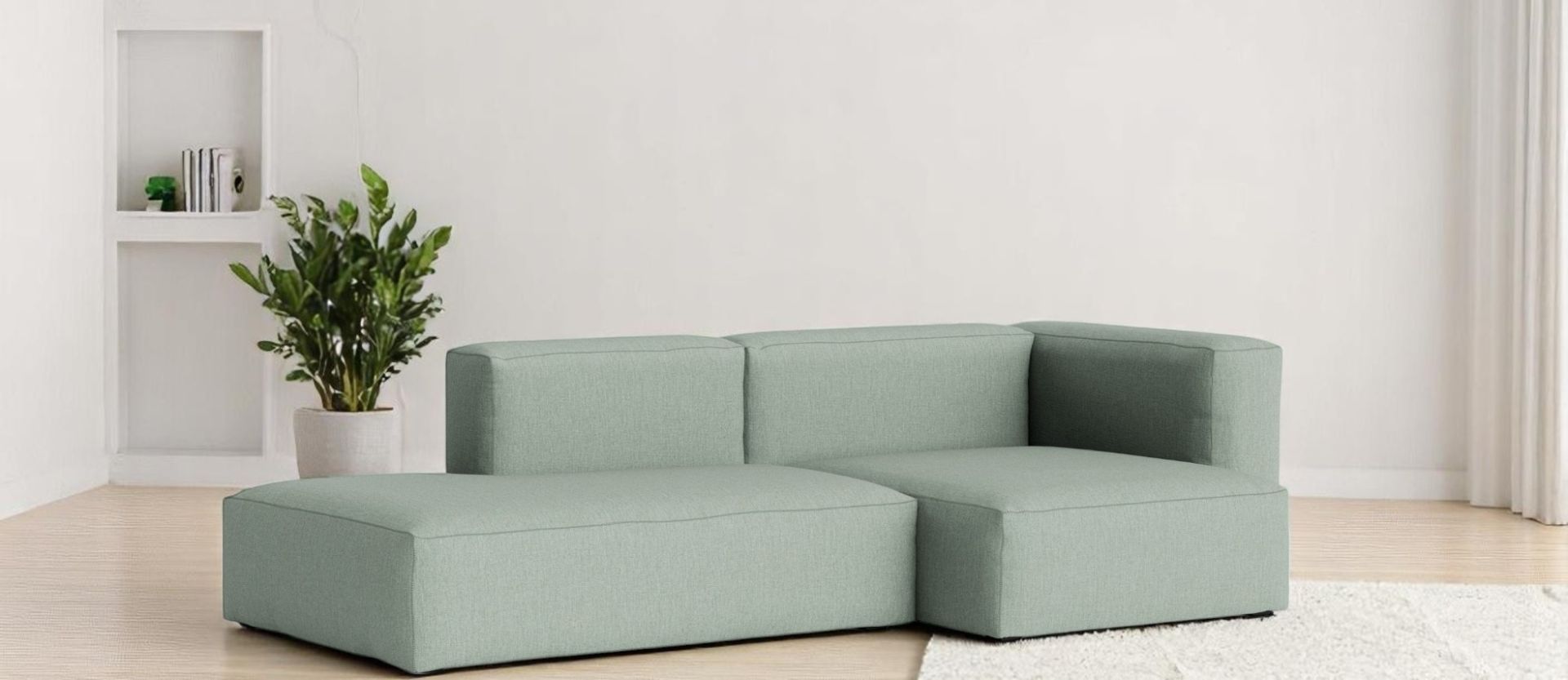 Mags Sofa 2.5-seater Combination 3 with armrest right Hay   