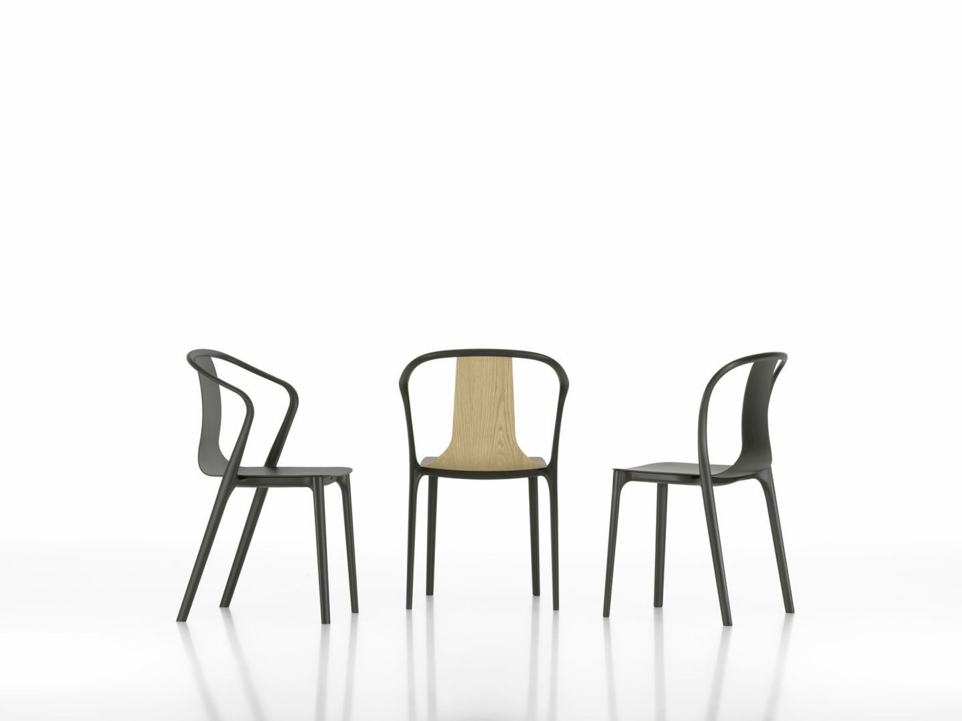 Belleville Chair Wood Vitra