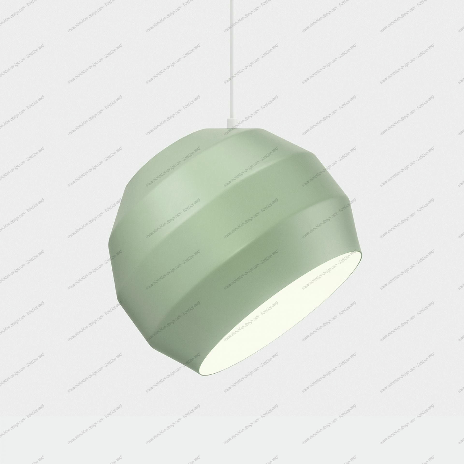 Vitamin-grüne Pitch Pendelleuchte: Moderne Hängelampe mit geometrischem Design für stilvolle Innenraumbeleuchtung.