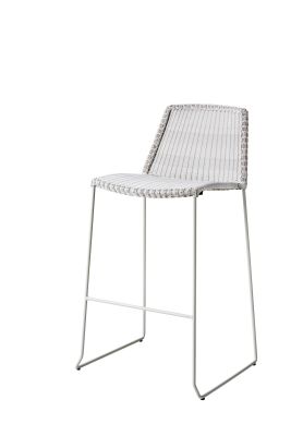 Breeze Outdoor barstool white gray Cane-Line