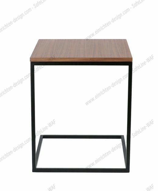 Flat Side table open Black / Natural oak Jan Kurtz SINGLE PIECES