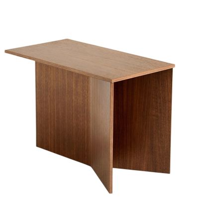Slit Table Wood Oblong side table / coffee table Hay
