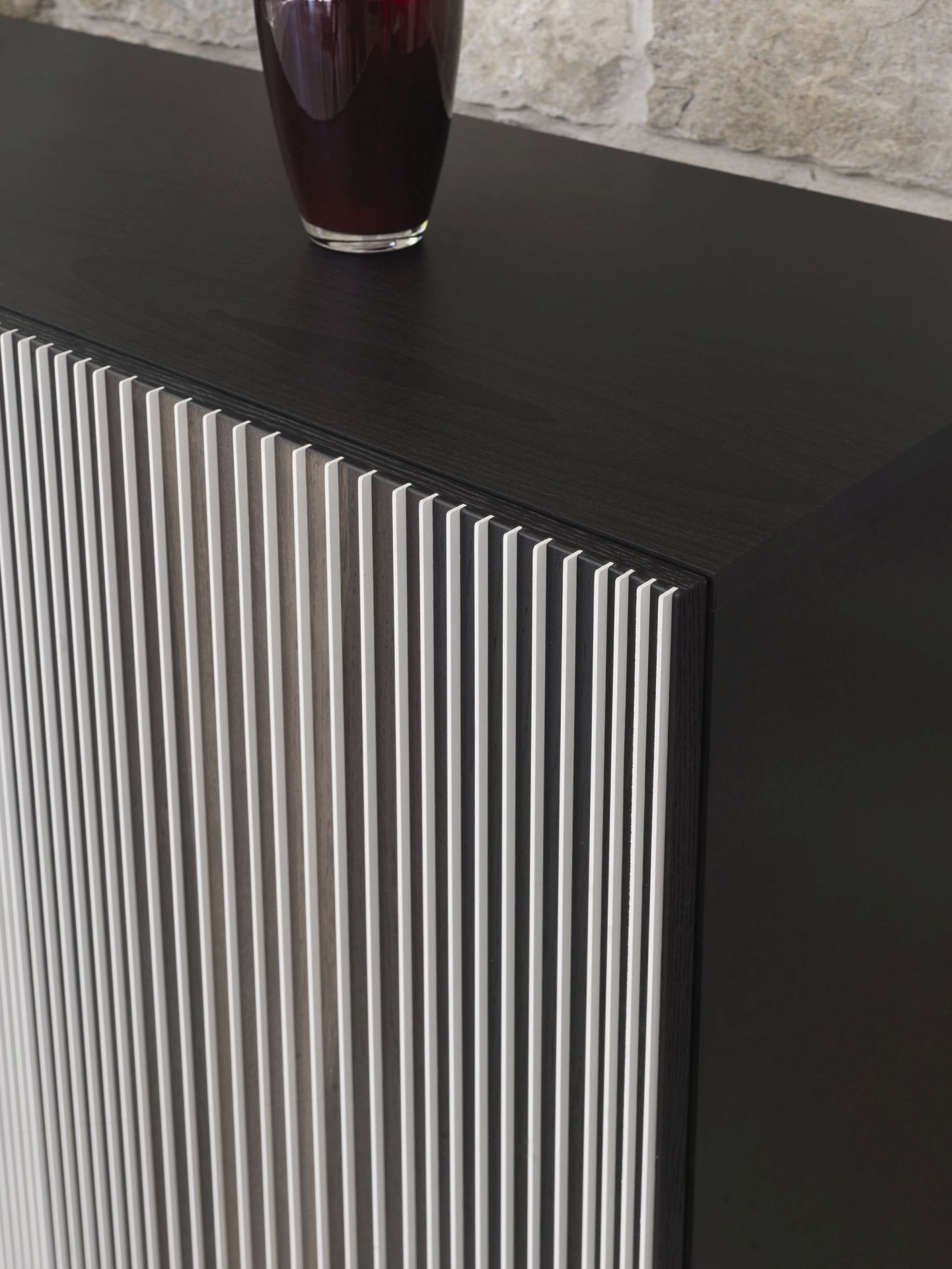 Carlos sideboard beech mocha 4 doors Casamania Horm