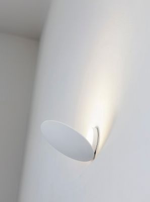 Lederam WF Wandleuchte Ø 17 cm Catellani & Smith-Weiß