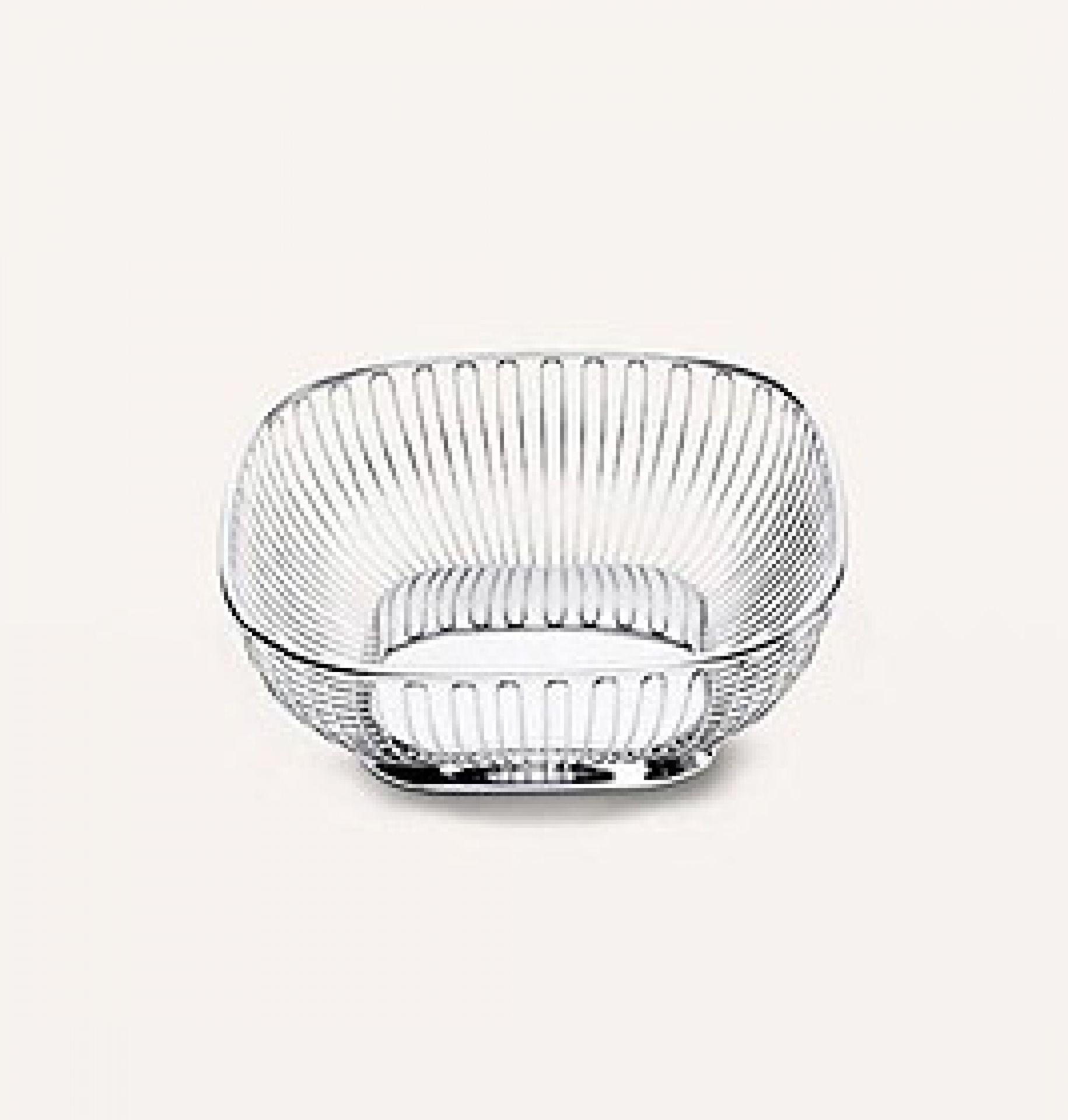 Wire basket, square 845 Alessi
