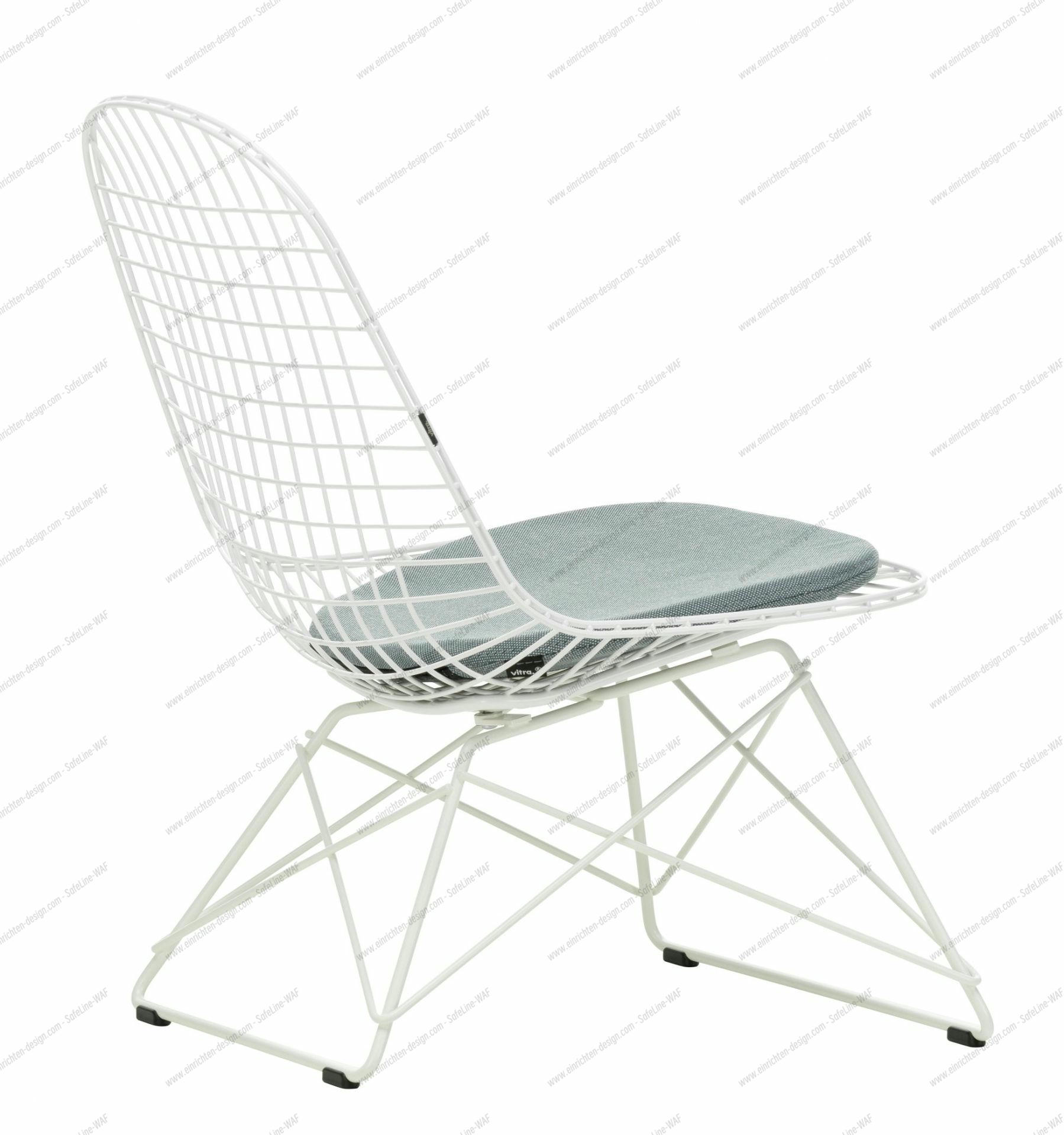 LKR-5 Wire Chair Chair with Seat Cushion Vitra