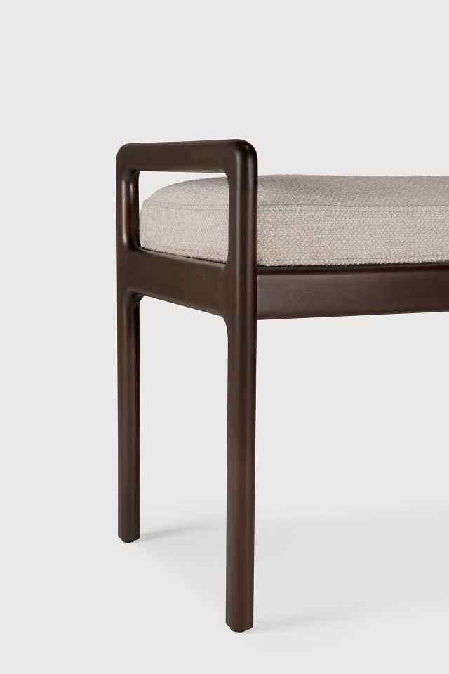 Jack Bench Bench with seat cushion Ivory Ethnicraft