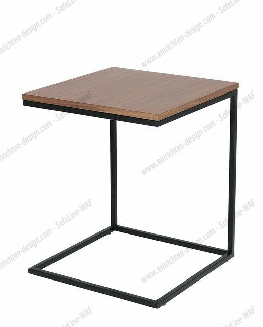 Flat Side table open Black / Natural oak Jan Kurtz SINGLE PIECES