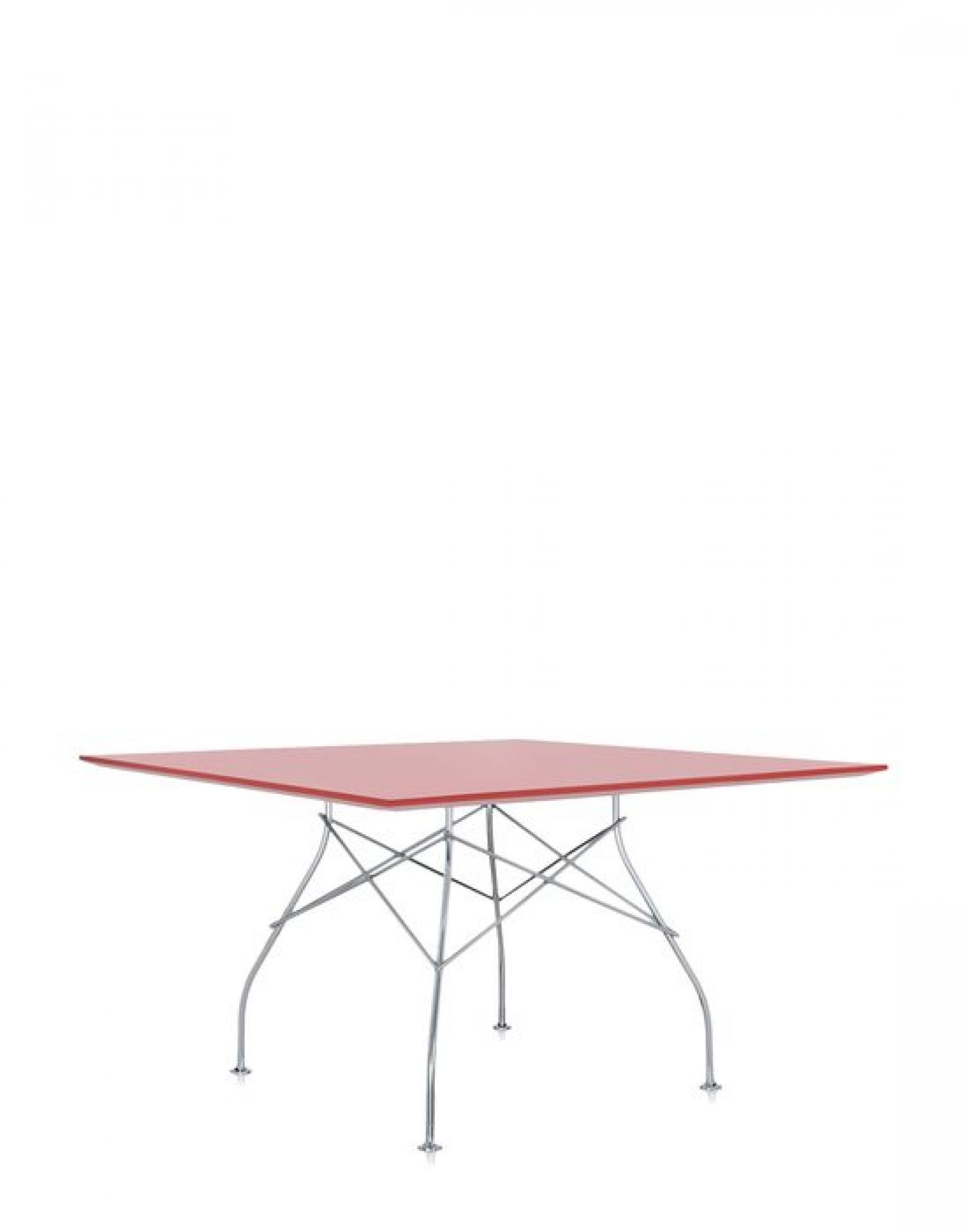 Glossy Tisch - quadratisch Kartell
