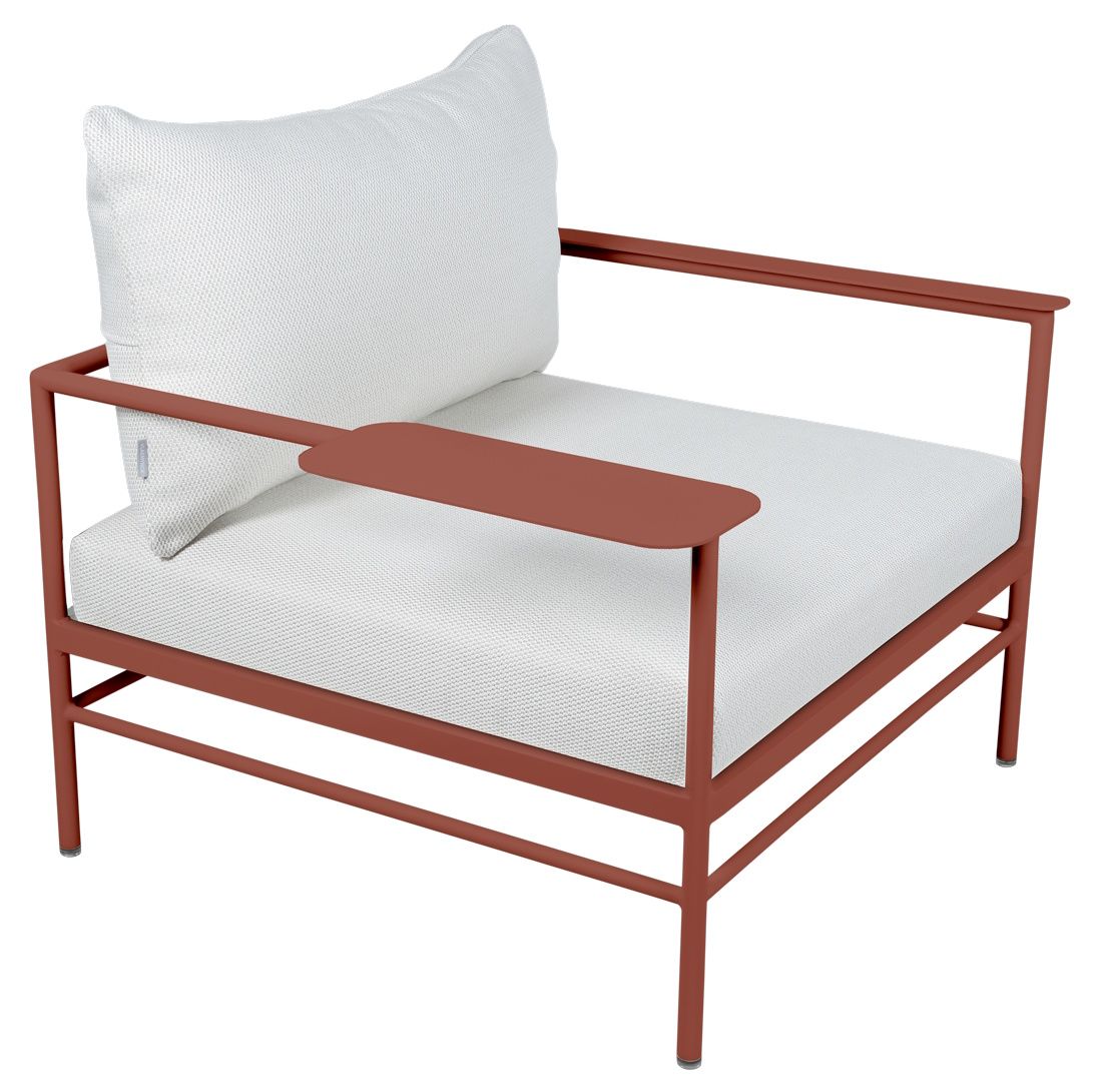 Rivage lounge chair with armrests Outdoor Fermob