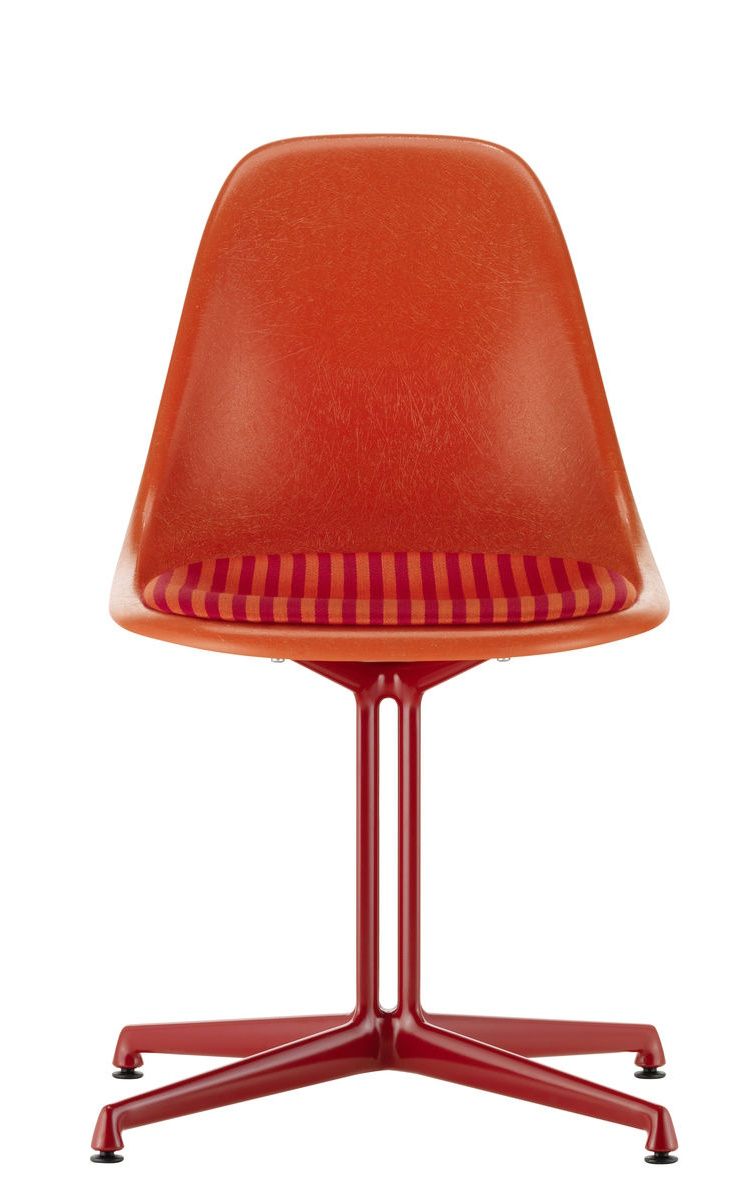 Eames Fibreglass Side Chair La Fonda Red Orange Vitra LIMITED EDITION COLD EXEMPLARY