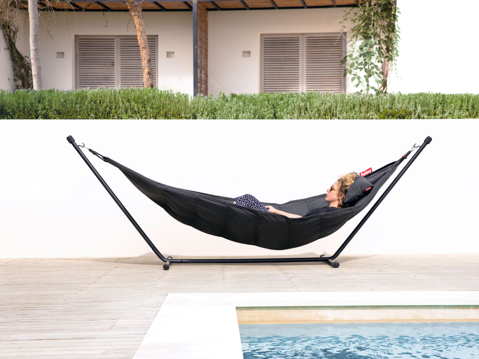 Toeval tekort plus Headdemock Superb Outdoor Hammock Fatboy | natural gray | FATBOY 103509