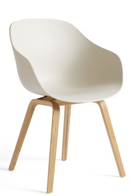 About A Chair AAC 222 Chair Oak Preferred combinations Hay Melange Cream