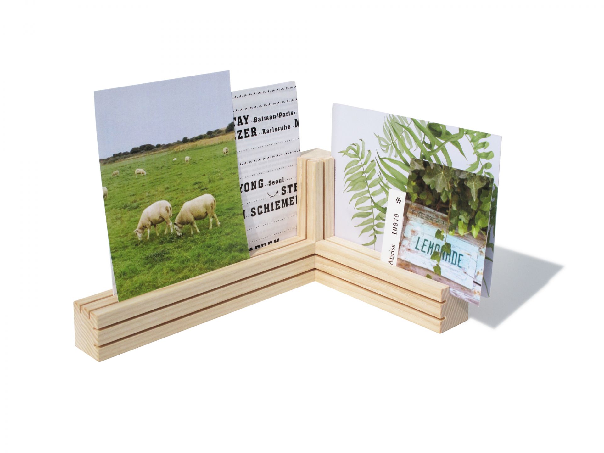 Kartenhalter Tri Card holder Side by Side