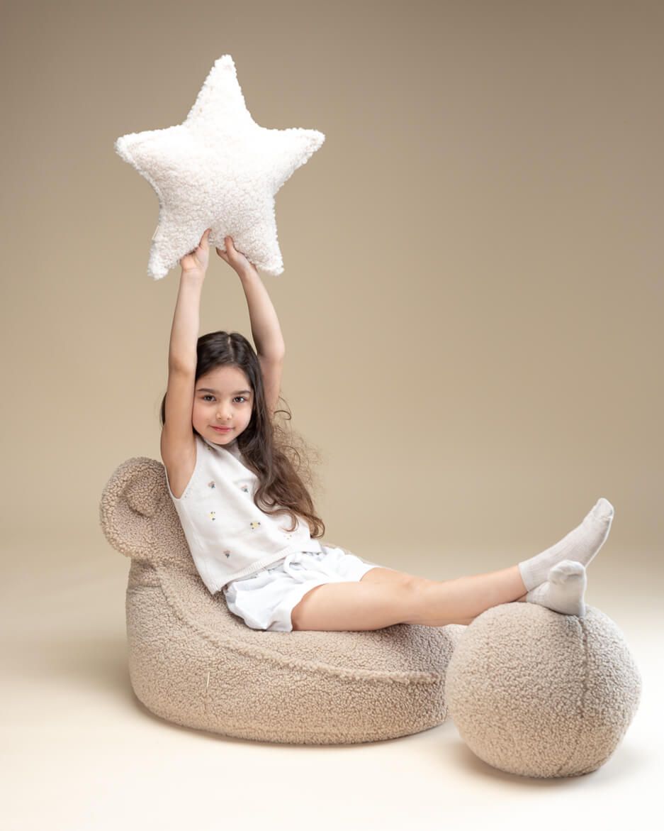 Teddy children's beanbag Teddy fabric Wigiwama