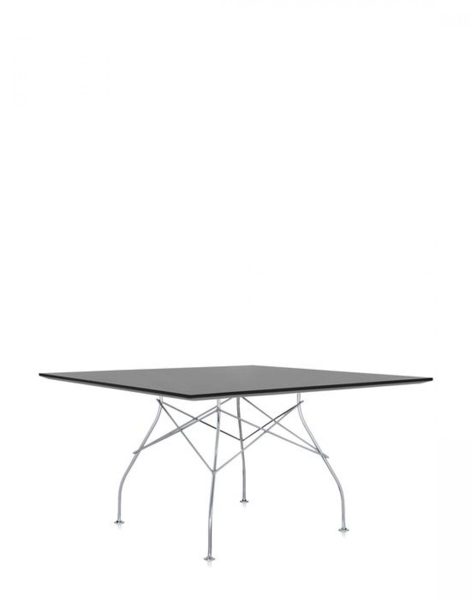 Glossy Tisch - quadratisch Kartell