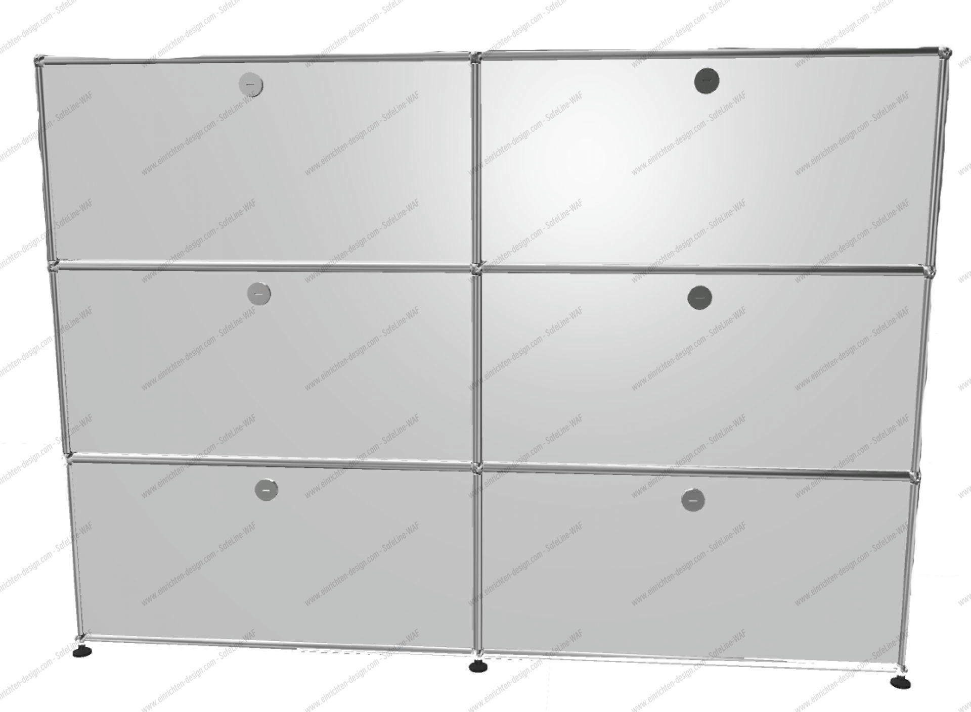 USM Haller Highboard 6 Flaps Pure white - FAST DELIVERY     