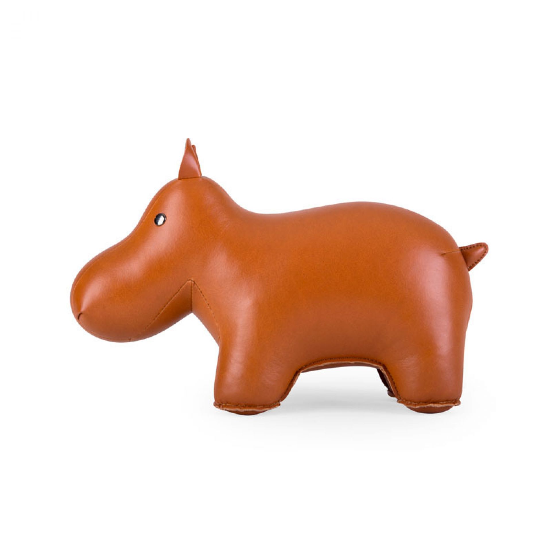 Bookend Classic Hippo Tan/White Züny