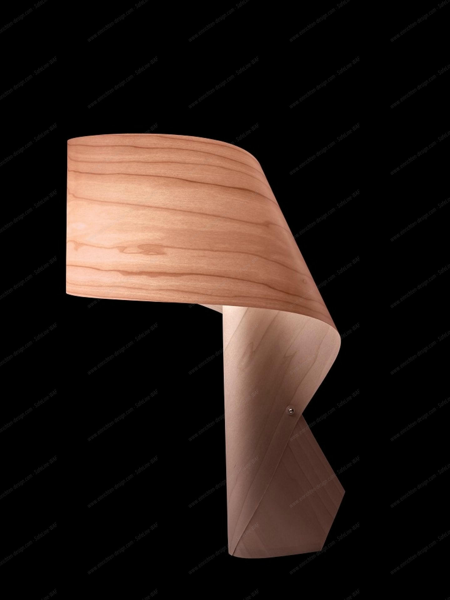 Air Table Tischleuchte LZF Lamps 33 Hellrosa: Moderne Designerleuchte aus Holzfurnier für stimmungsvolle Beleuchtung.