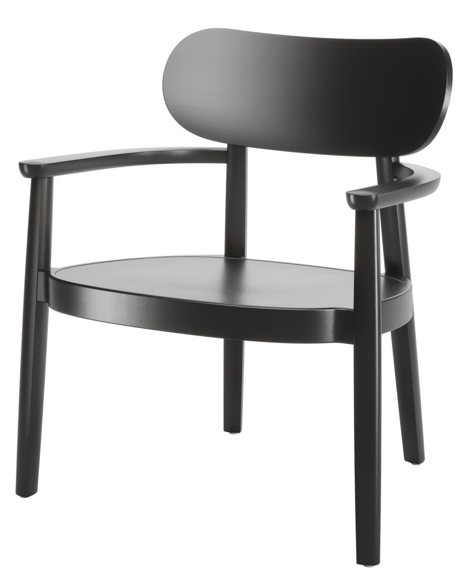 Wooden armchair with armrests 119 MF Thonet 