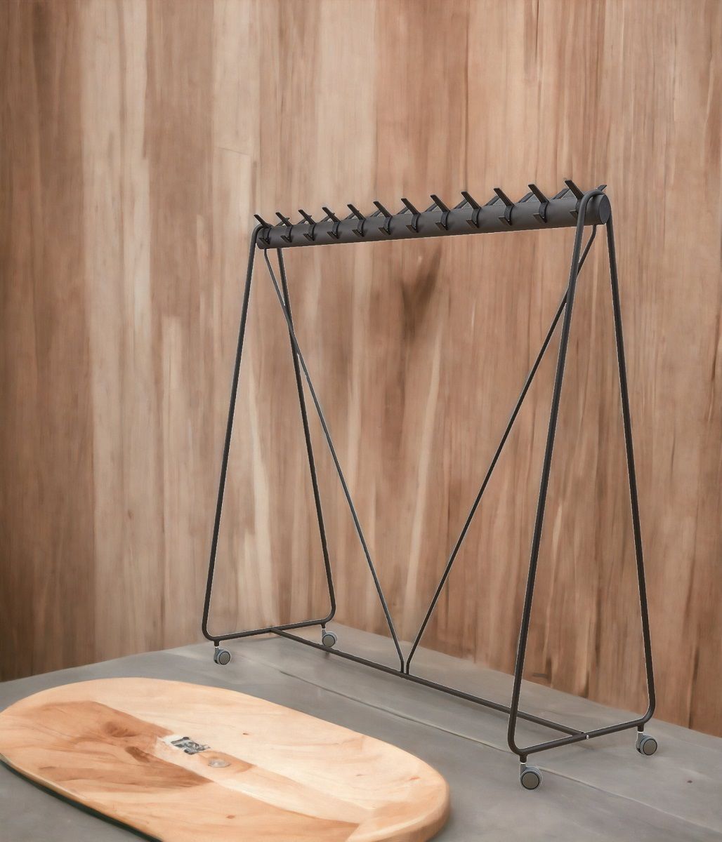 Ellipse Coat hanger on wheels with 24 hooks Segis