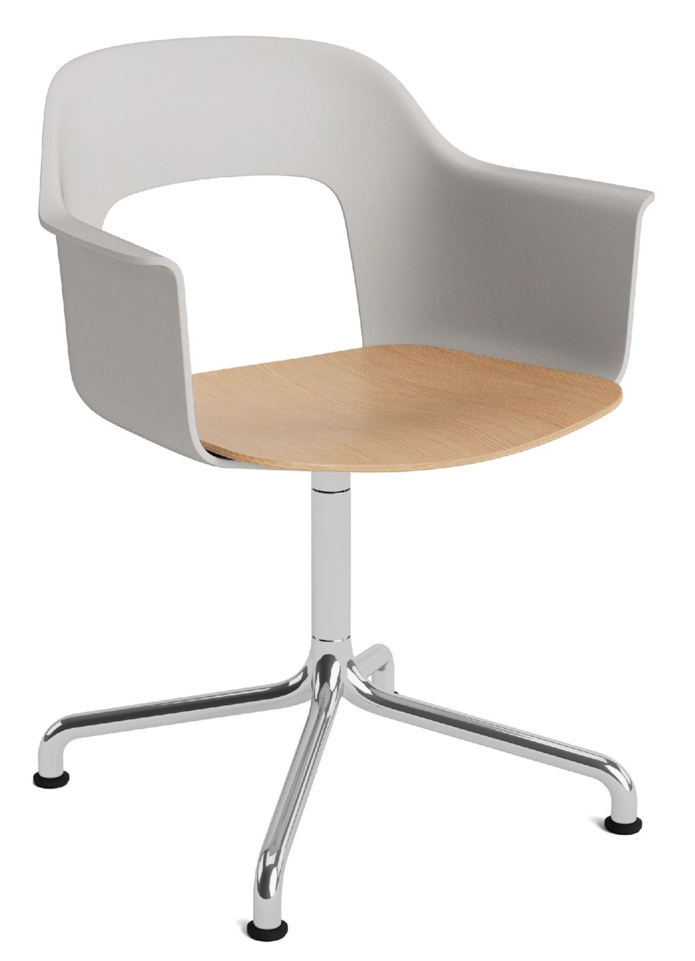 Layout Armchair 252 Armchair 4-star base swivel base with curved base Hay  