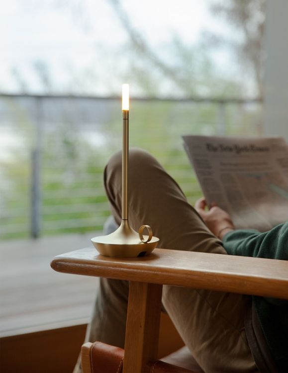 Wick Portable light / Tample lamp with USB Graypants