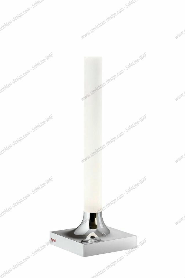 Goodnight Battery Lamp Kartell chrome plated polished