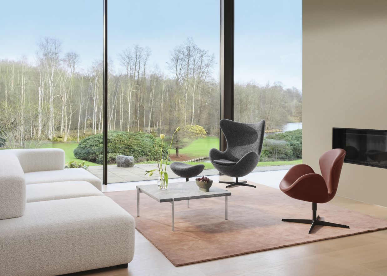 The Egg / Egg Chair Armchair Fritz Hansen Anniversary Model