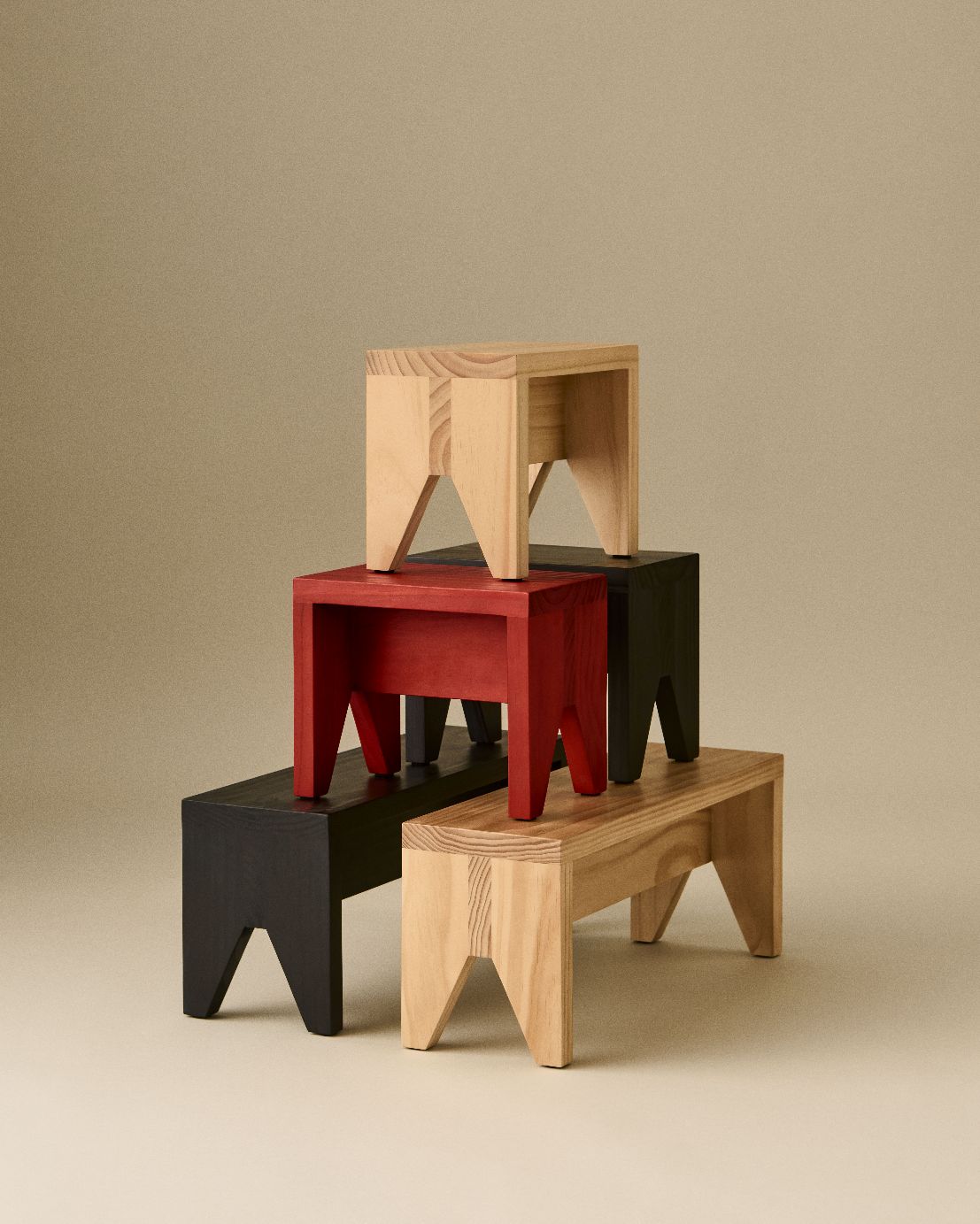 Manolito Stool Long Stool Natural Hay