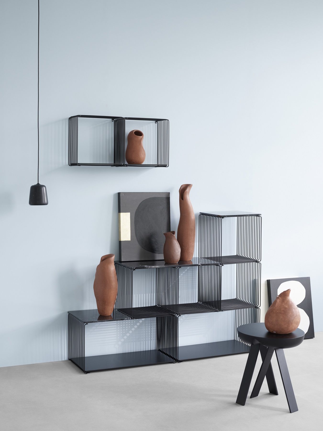 Panton Wire Shelf Pine D18,8cm Montana QUICK SHIP