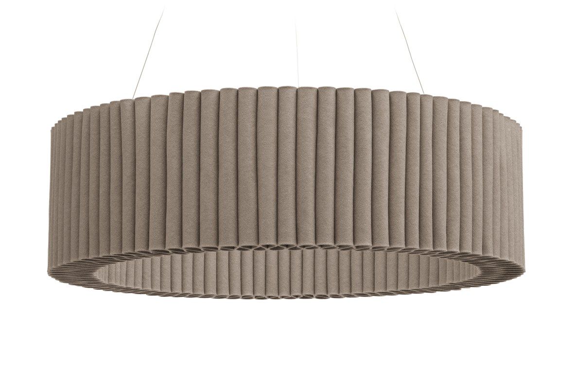Wave ceiling object incl. suspension device Hey Sign