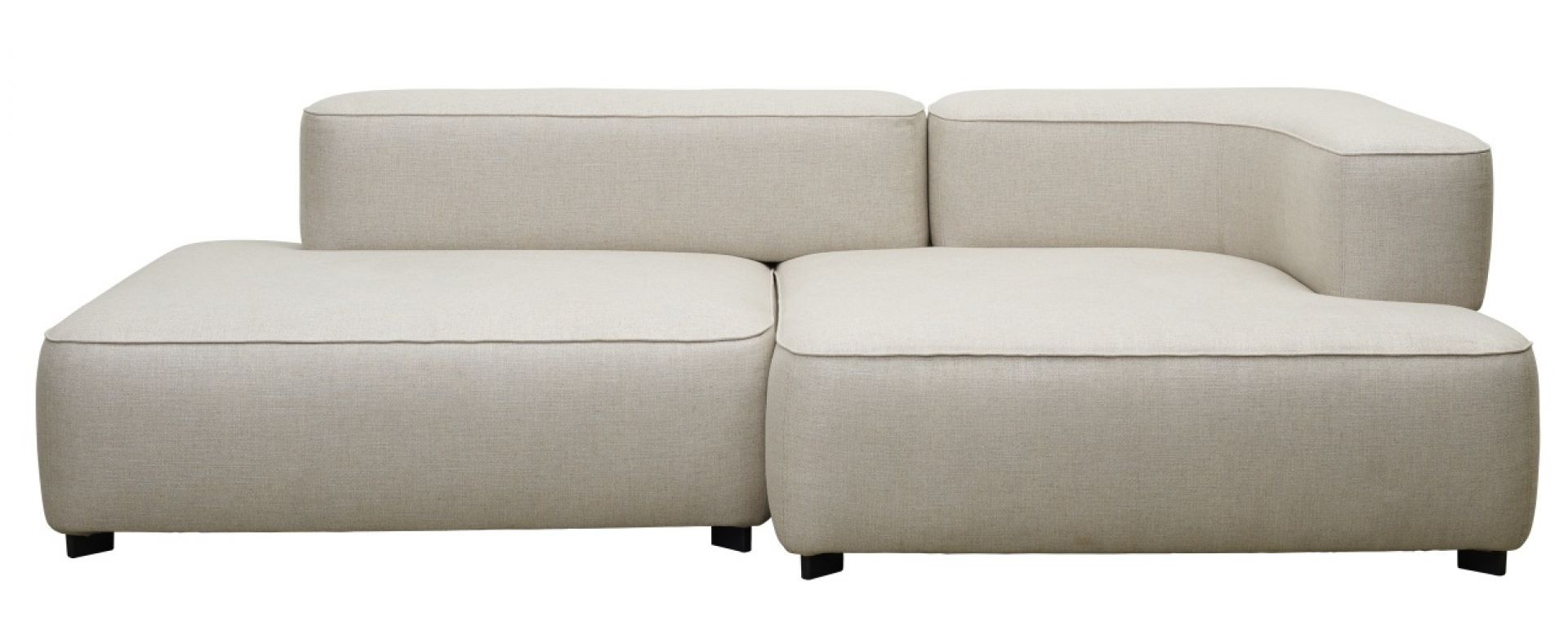 Alphabet 2-Seater Sofa Armrest Right Fritz Hansen