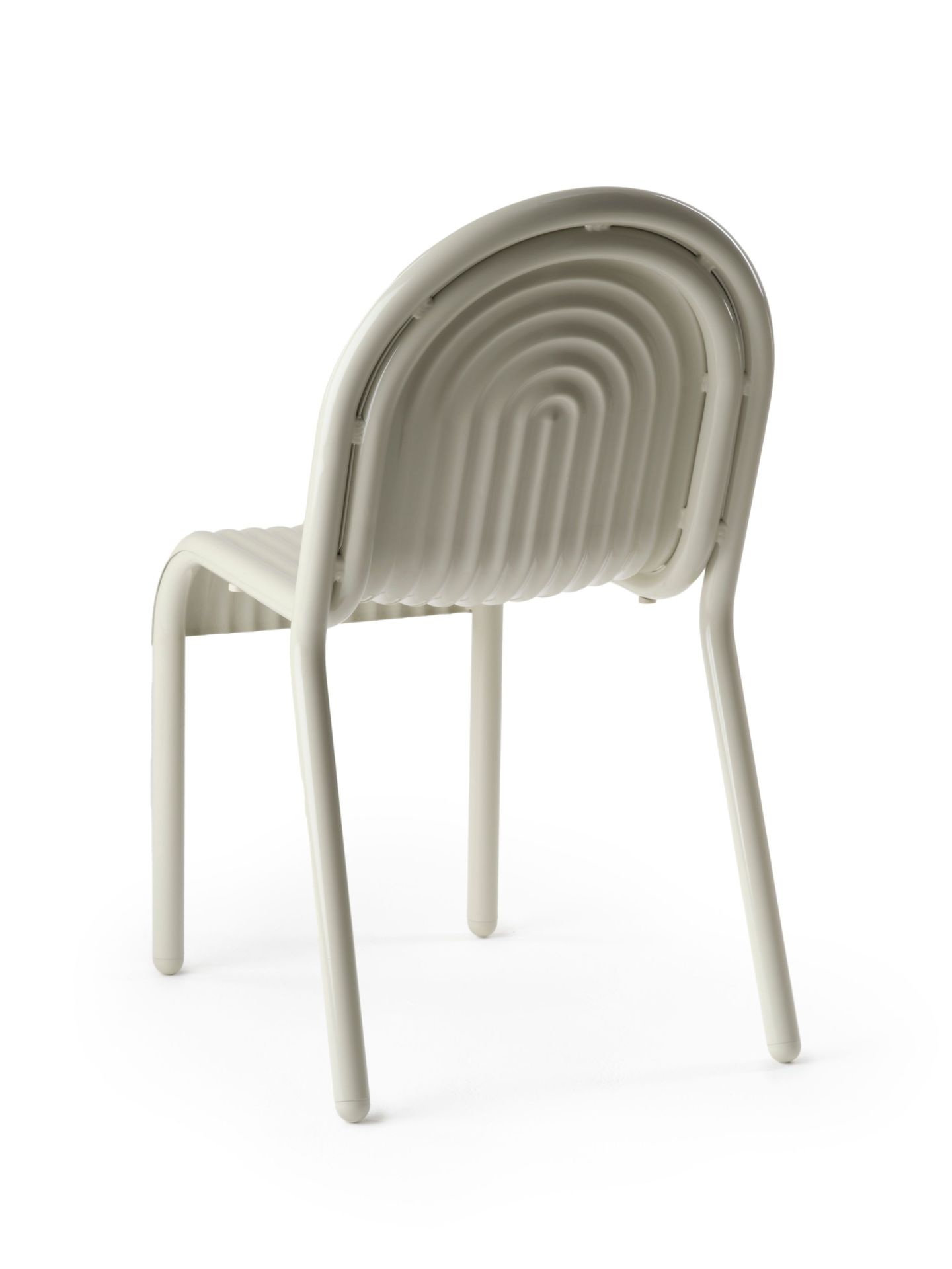 Groove Outdoor Side Chair Putty Tom Dixon