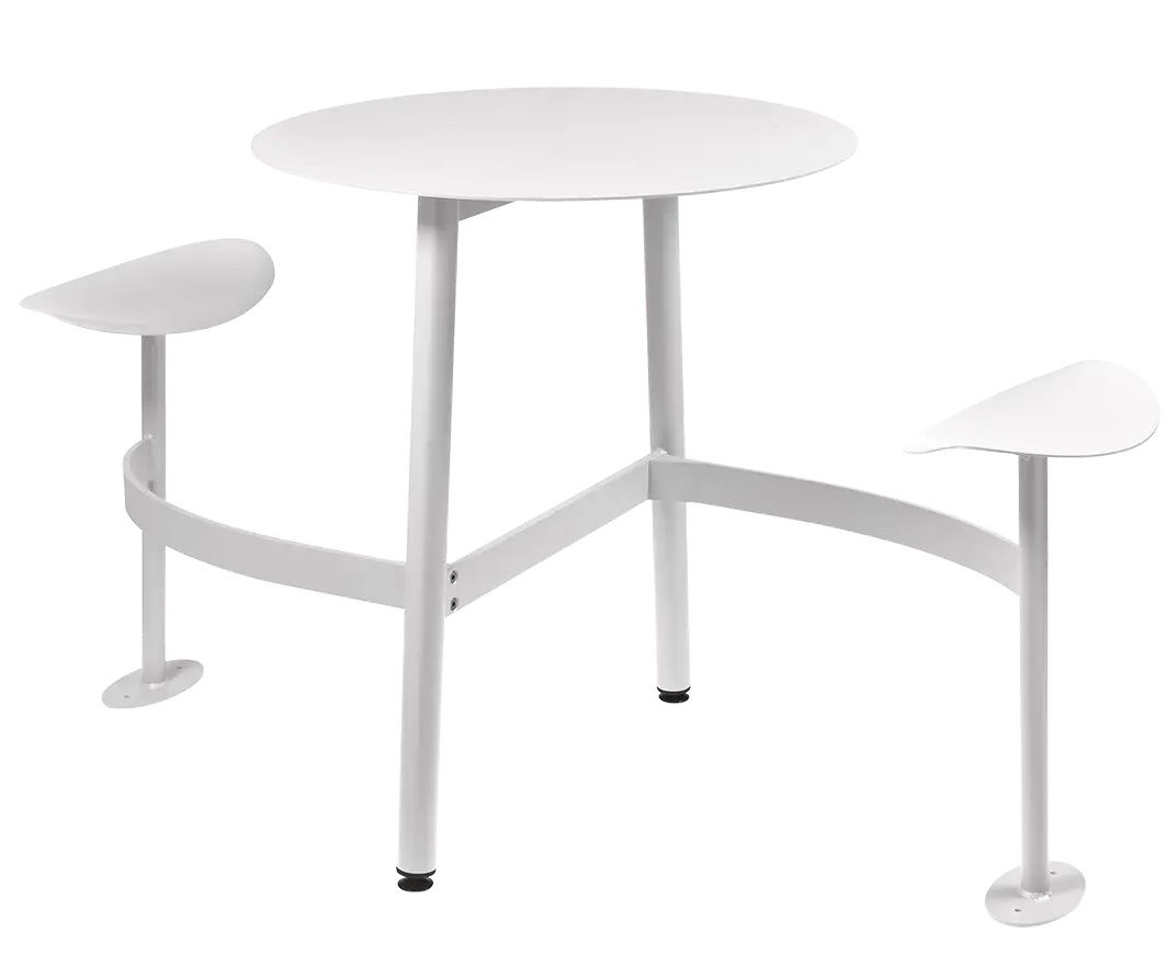 Bolder 2 Seater Table with Seats Outdoor Fermob Bolder 2 Seater Table with Seats Outdoor Fermob