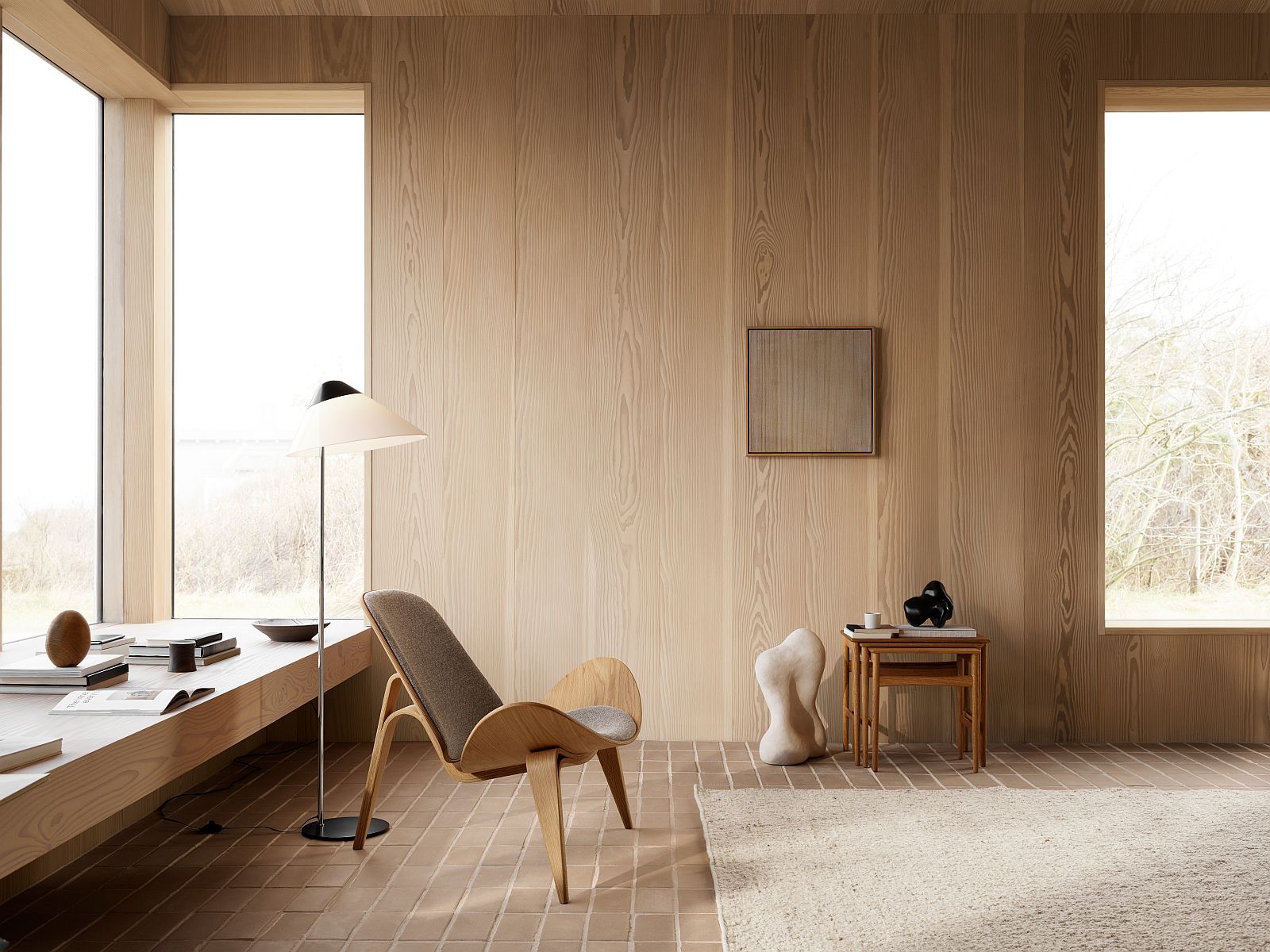 HJW03 Opala Floor Lamp Midi Floor Lamp Carl Hansen & Søn