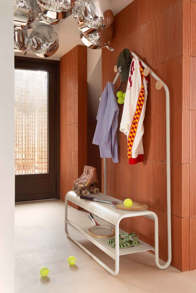 Funambule Coat rack bench Indoor Fermob