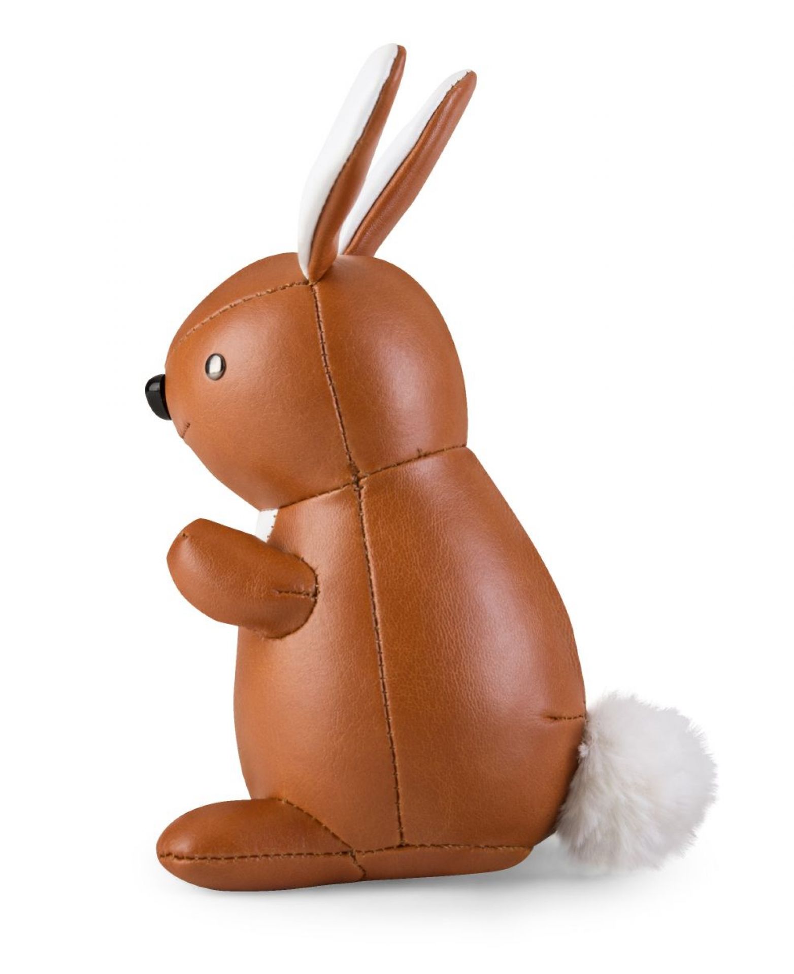 Rabbit paperweight Tan-white Züny 