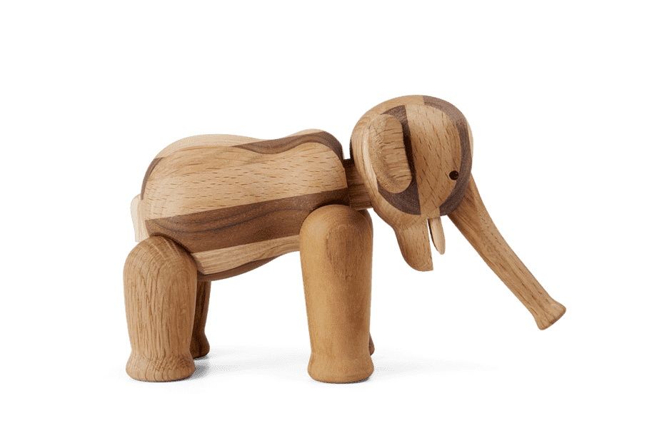 Reworked Elephant Mini H9cm wooden figure Kay Bojesen SINGLE PIECES