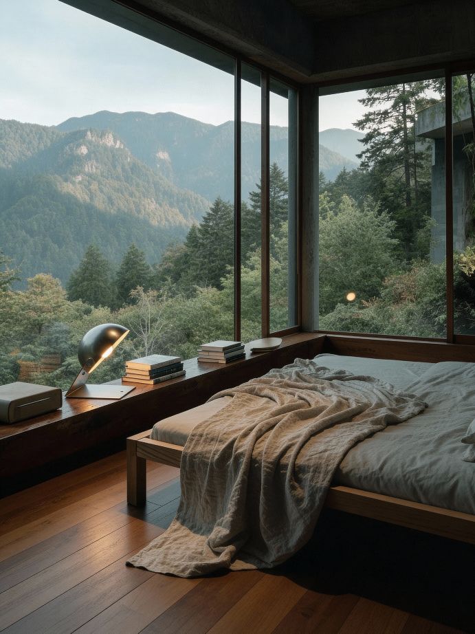Pure bed solid oak 180 x 200 cm Hans Hansen