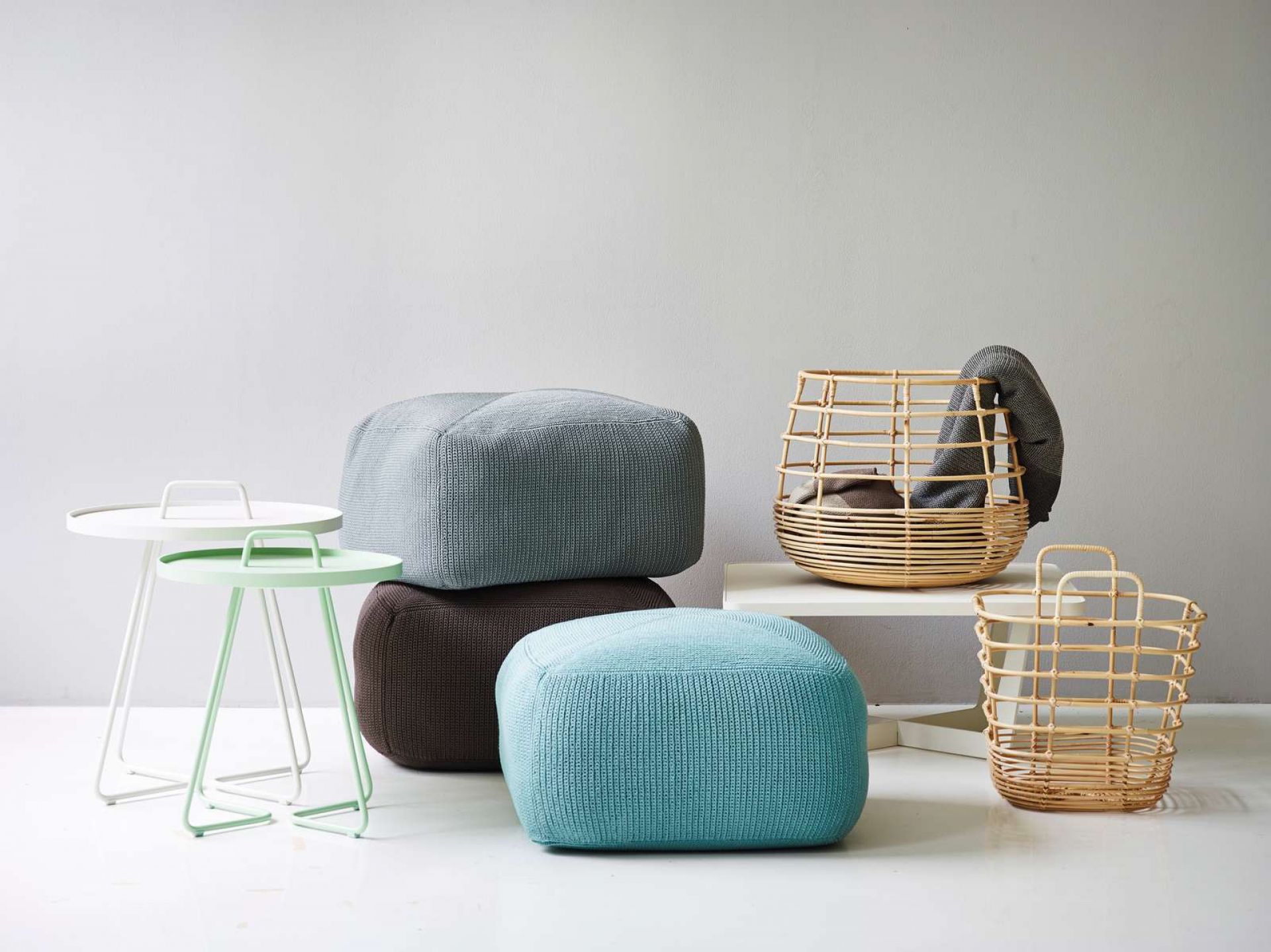 Divine Outdoor Stool Cane-Line