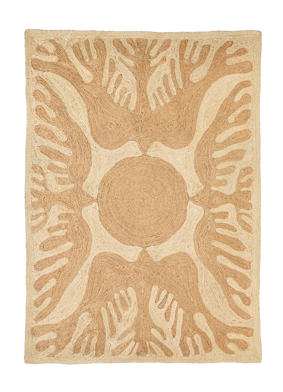 Lucia Eames Sunbirds Carpet Natural Nanimarquina