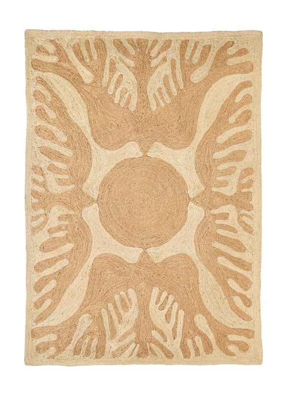 Lucia Eames Sunbirds Carpet Natural Nanimarquina