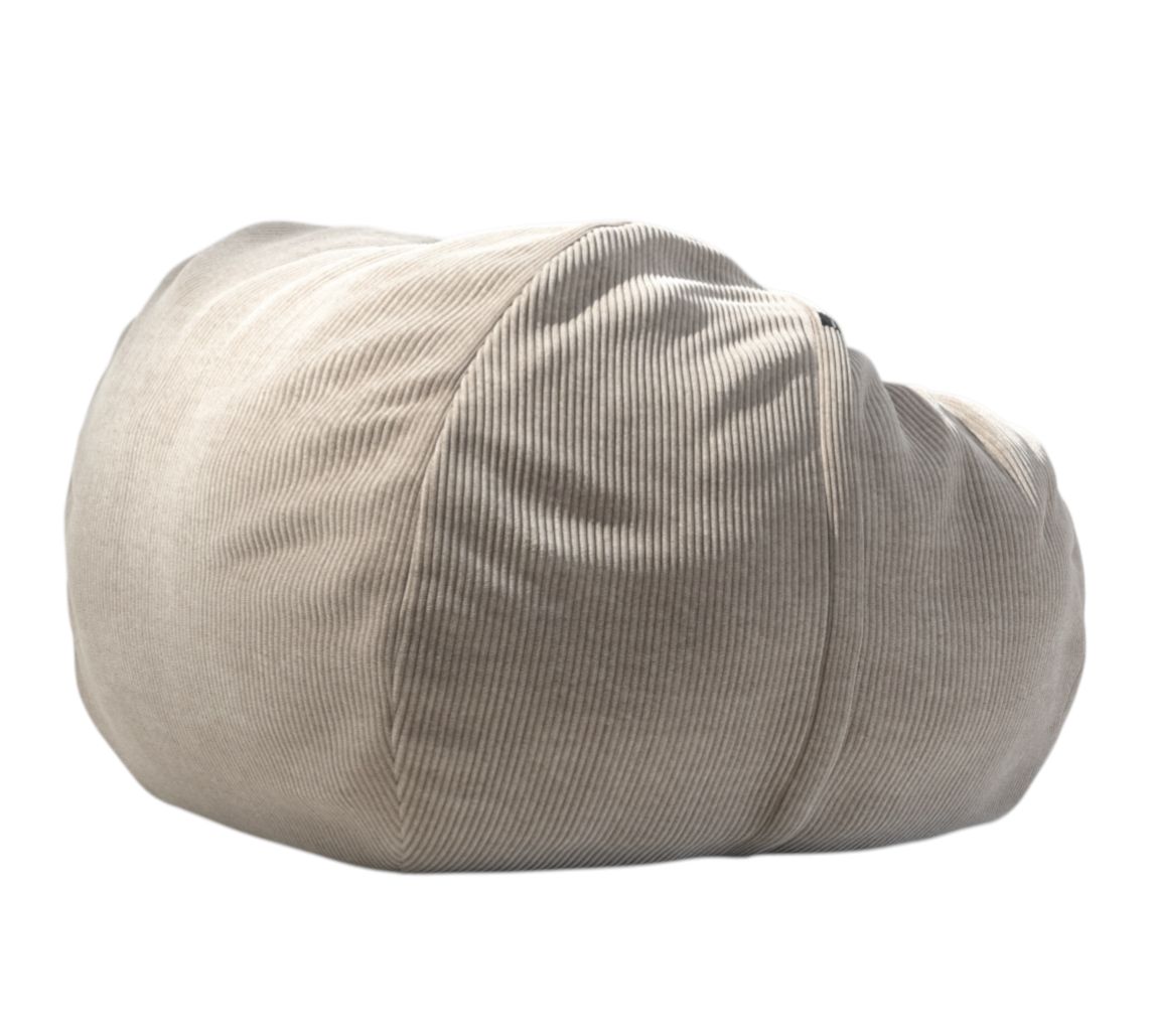 Beanbag Large Beanbag Large CORD VELOUR PLATINUM beanbag DISPLAY ITEMS