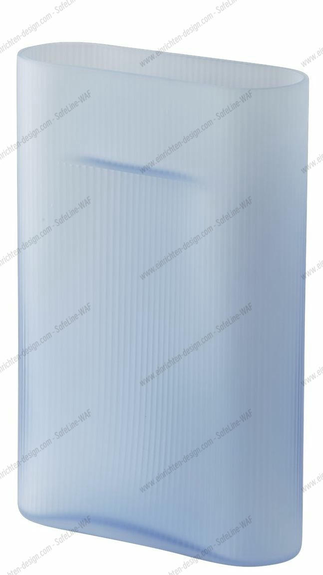 Ridge Vase Muuto Frosted glass Light blue H 35 cm Ridge Vase Muuto Frosted glass Light blue H 35 cm