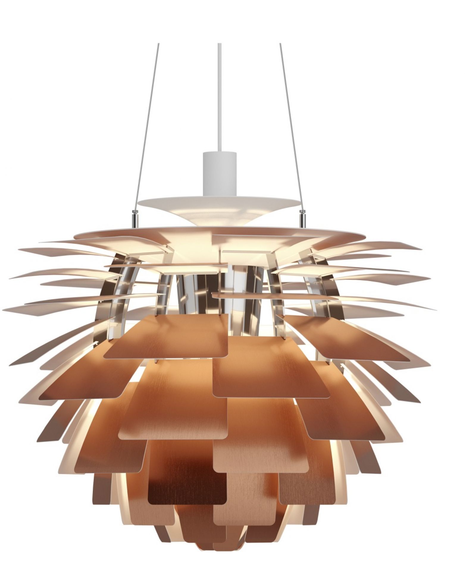 PH Artichoke Pendant lamp Brass or Copper Louis Poulsen